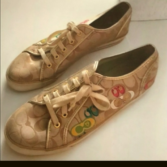 Coach Metallic Sneakers - Picture 8 of 8